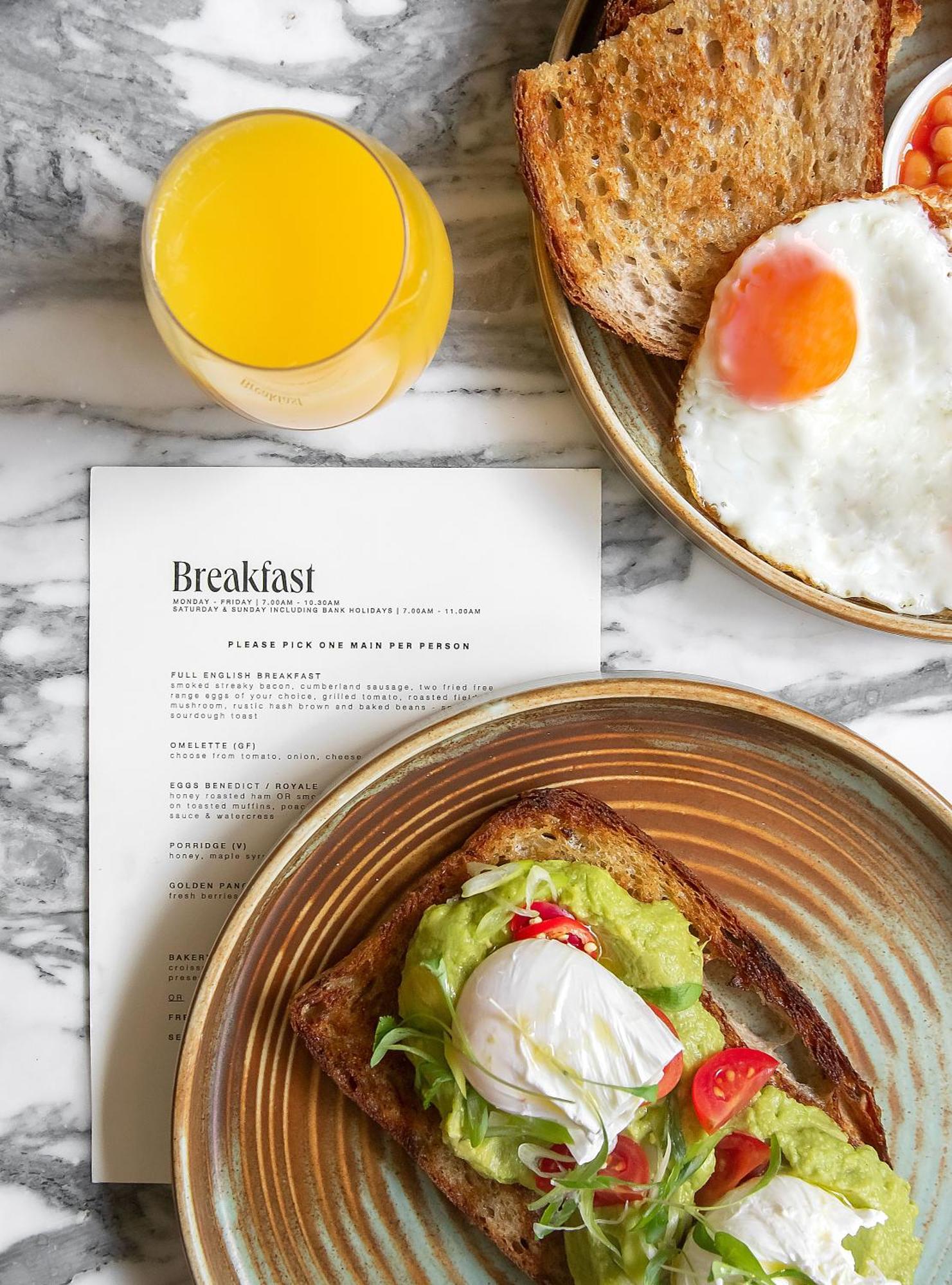 Sanderson Λονδίνο Εξωτερικό φωτογραφία Avocado on toast